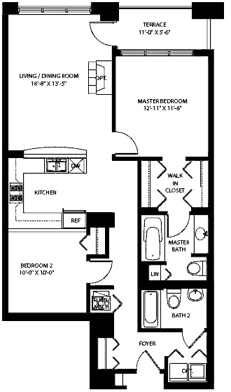 3140 N Sheffield Floorplan - 10 Tier*
